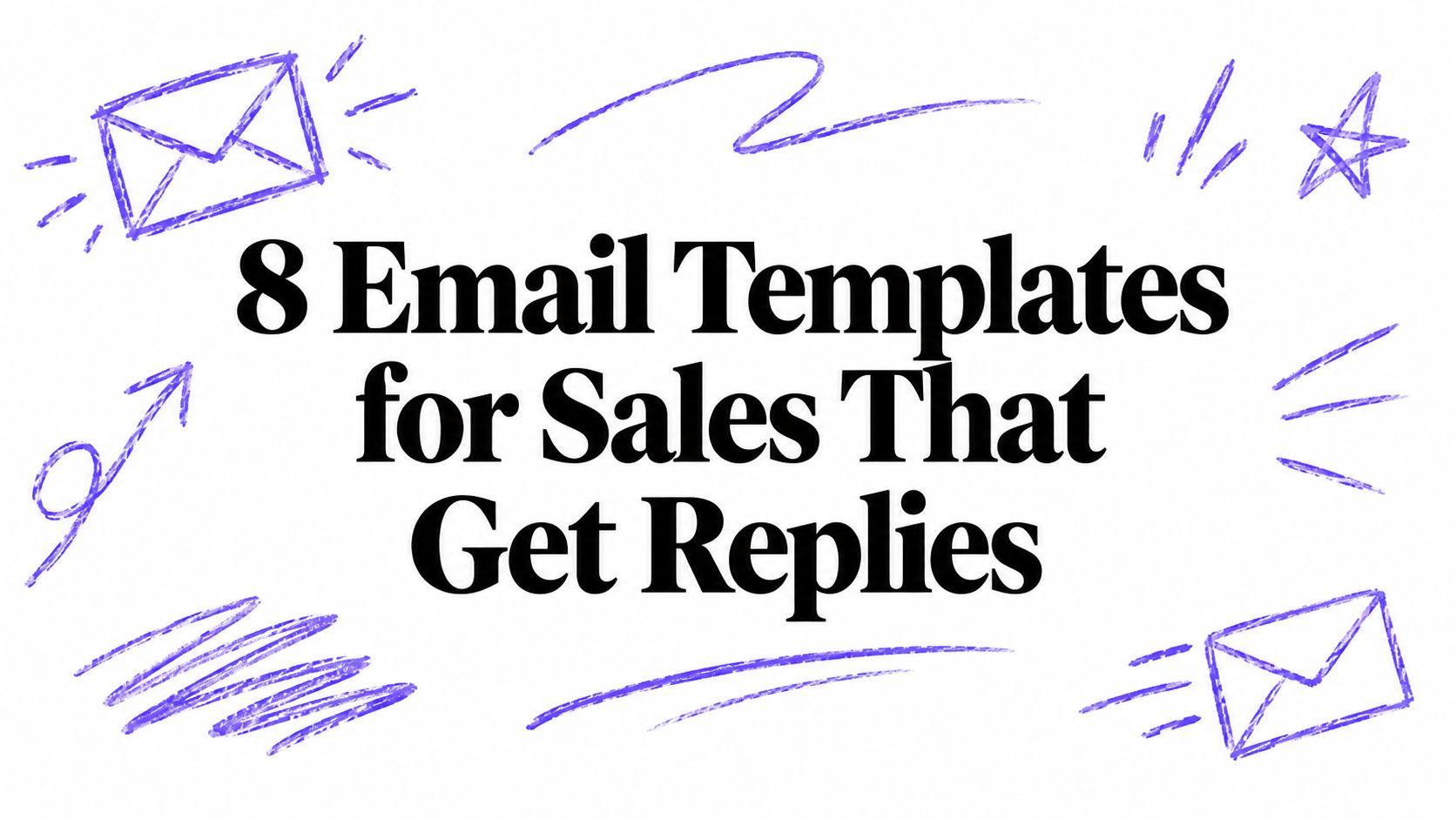 8 Email Templates for Sales That Get Replies